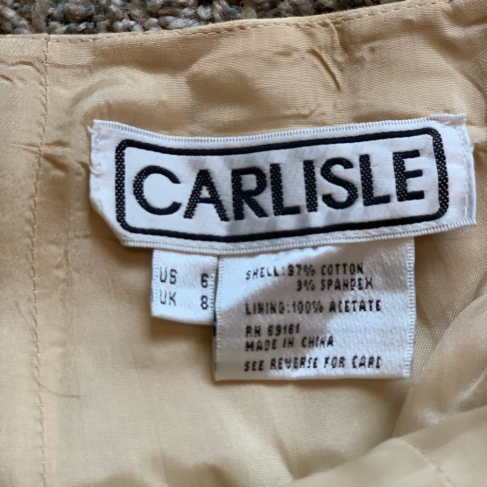 Vintage Carlisle pleated skirt SZ 6 - Picture 3 of 3